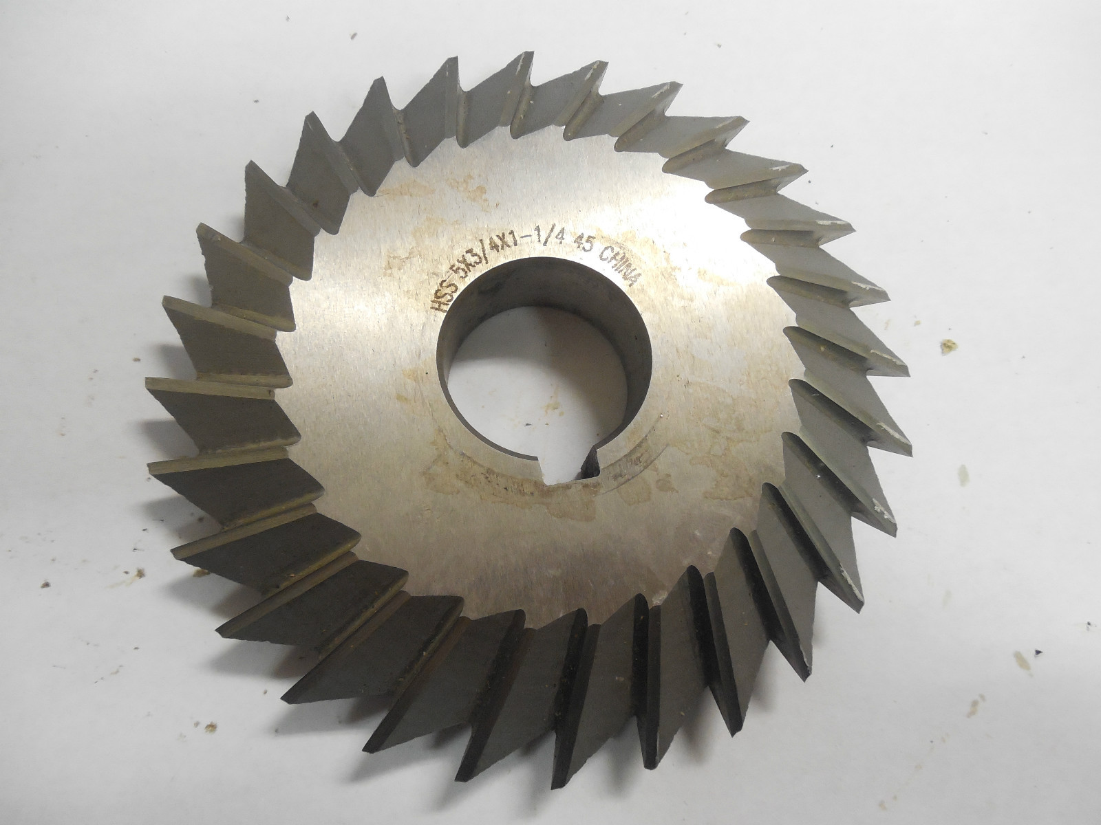 Value Collection 5" X 3/4" X 1-1/4" 45° HSS Double-Angle Cutter 3