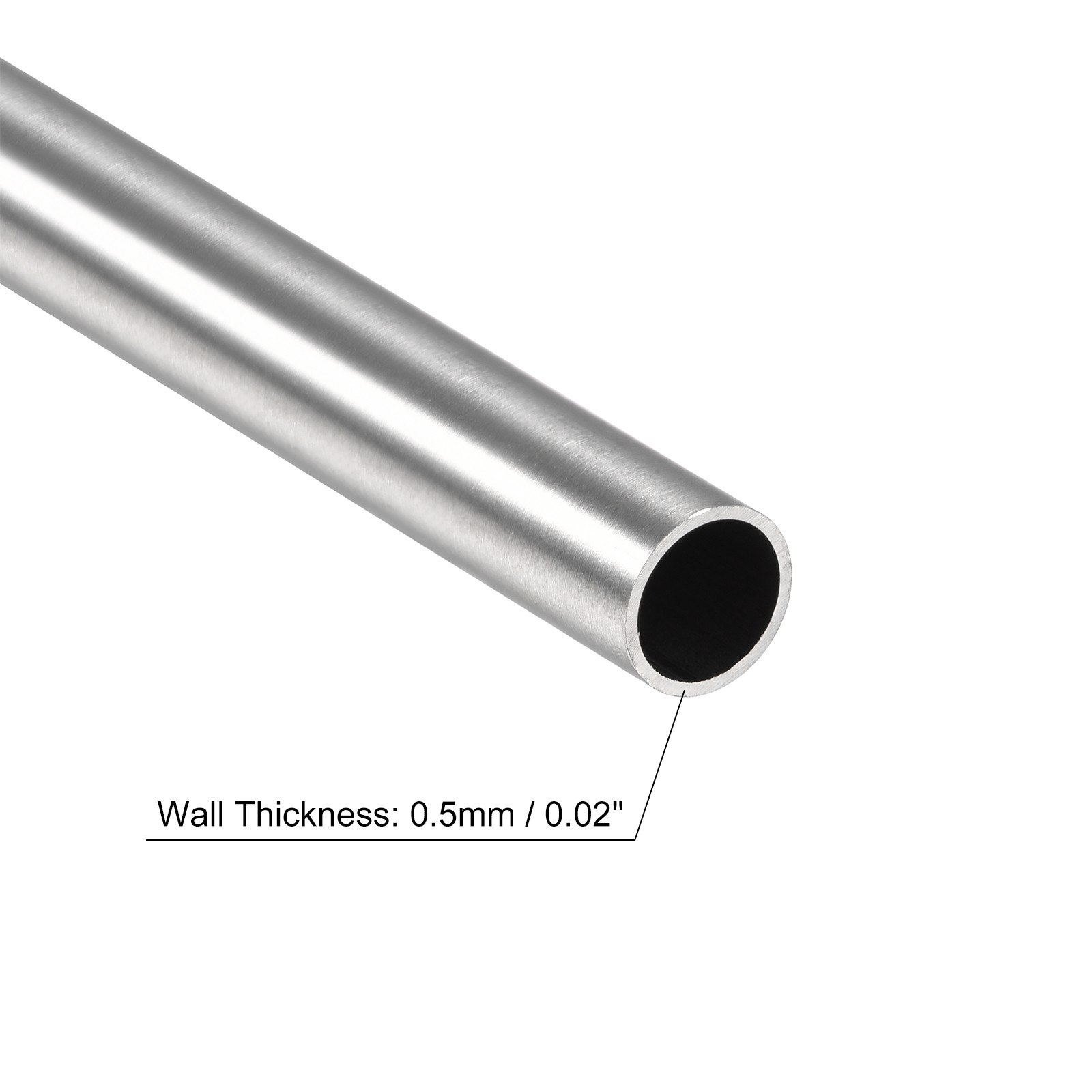 13mm x 0.5mm x 400mm 304 Stainless Steel Tube for Industry Machinery