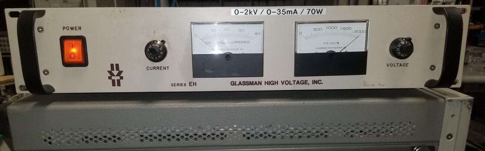 2000V Adjustable Power Supply TESTED OK 0 to 2000V, 35mA, 70W Glassman EH02P35.0