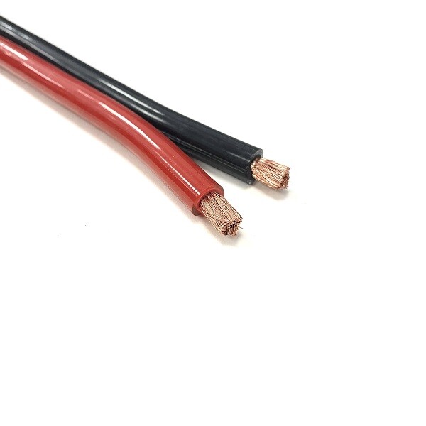 6mm² Automotive Marine Twin Flex Battery Cable 50Amp – Black/Red Twin Core
