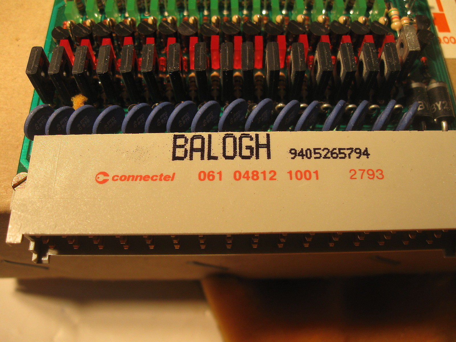 Balogh CEPR 94 OMB Tag Reader Control Board New Old Stock