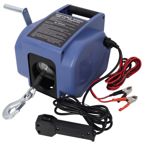 12v Trailer Winch,Reversible Electric Winch, for Boats up to 5000 lbs