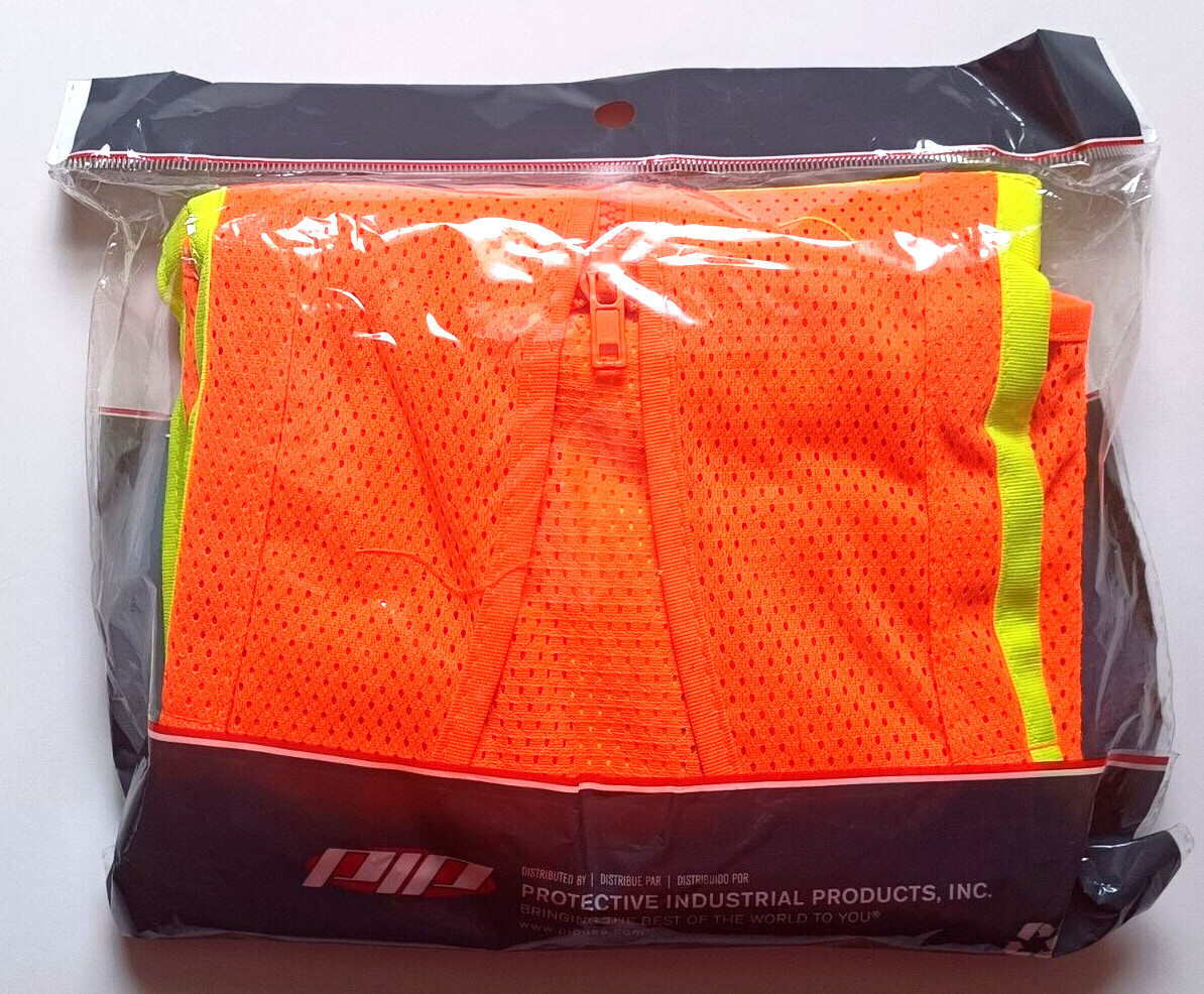 PIP High Visibility Performance Workwear 302-MVZPOR Adult SMALL Safety Vest! NEW