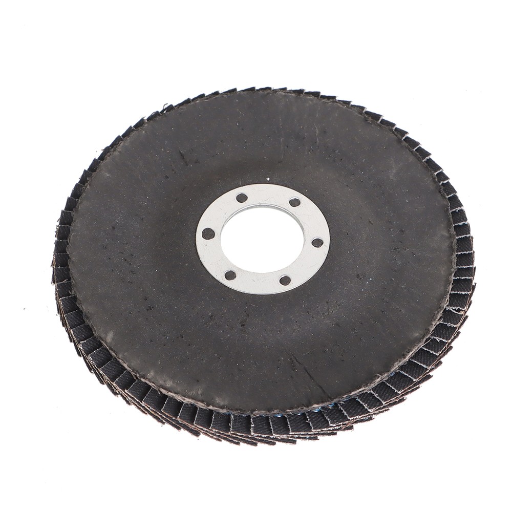 100 Pcs 4.5 Inch x 7/8 Inch T29 80 Grit Premium Zirconia Flap Sanding Discs