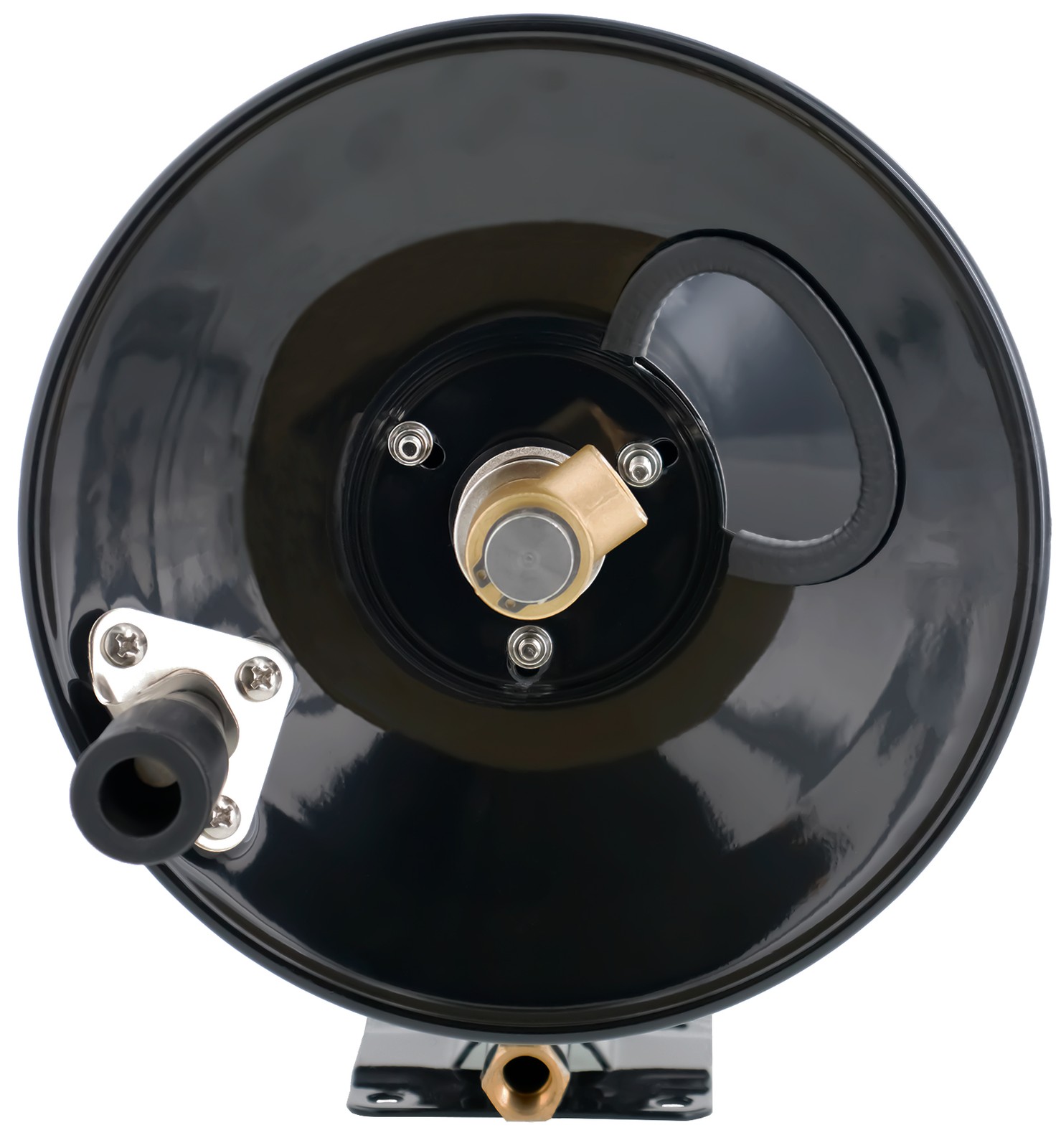 Steel Dragon Tools 4000 PSI 100′ Black Powder Coated Pressure Washer Hose Reel