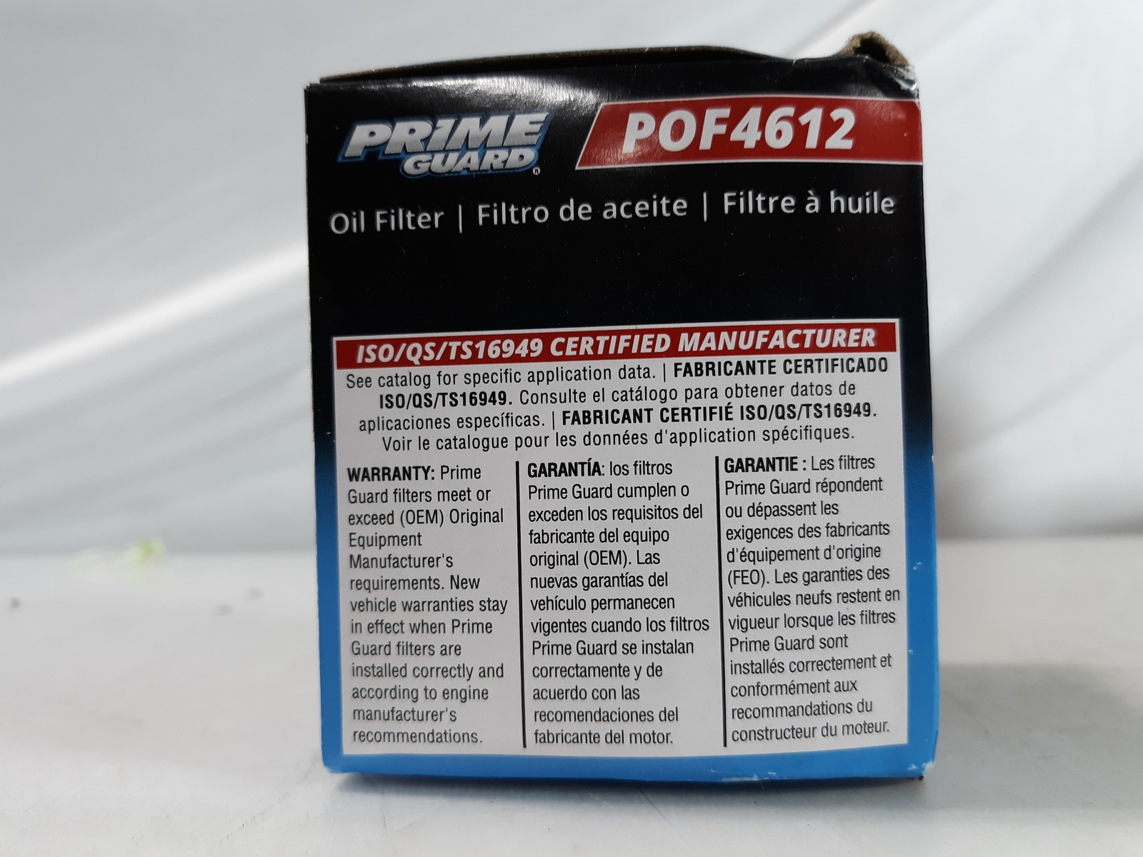 Prime Guard POF4612 Premium Oil Filter 12 PC ISO/QS/TS16949 Certified