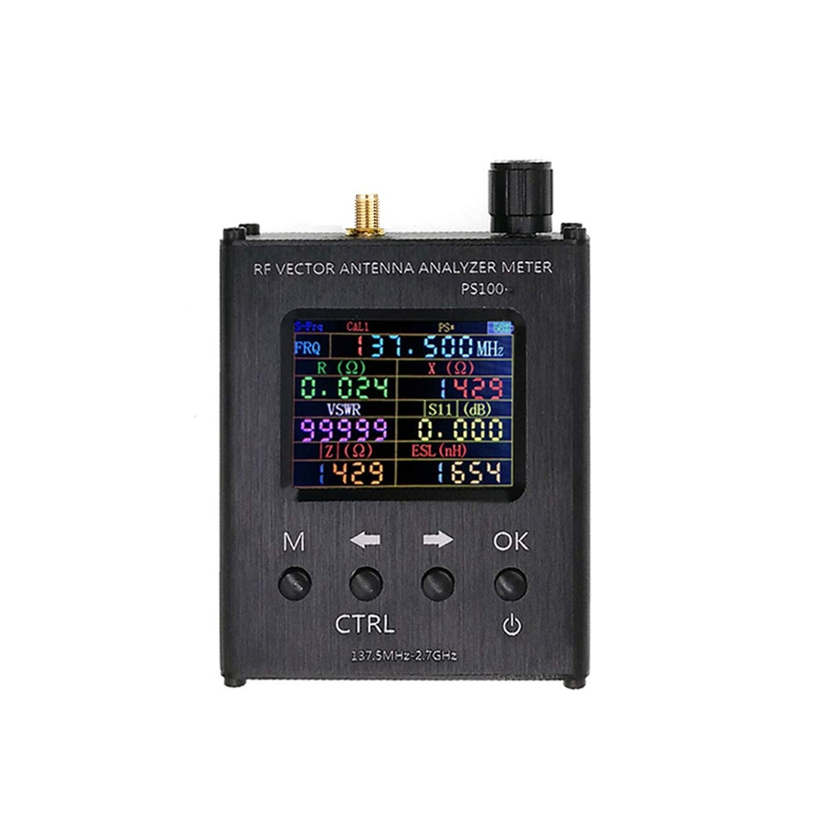 ANYSECU PS100 UV RF Vector Impedance ANT SWR Antenna Analyzer Meter Tester 14…