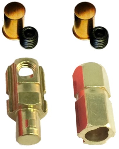 WeldingCity® Dinse-type Twist-lock Cable Connector Pair #6-#4 16-25mm US Seller