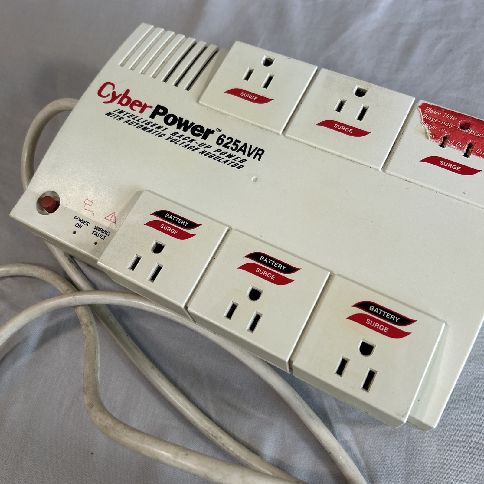 Cyberpower CPS625avr Line Interactive Powerpanel 6-outlet Ups 120v-ac 625avR