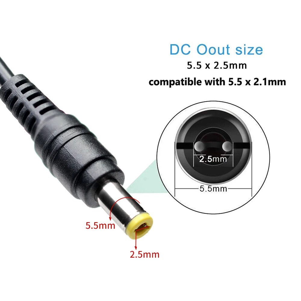 3V-24V 2.5A 60W Adjustable DC Power Supply Adapter Control Volt LED Display New