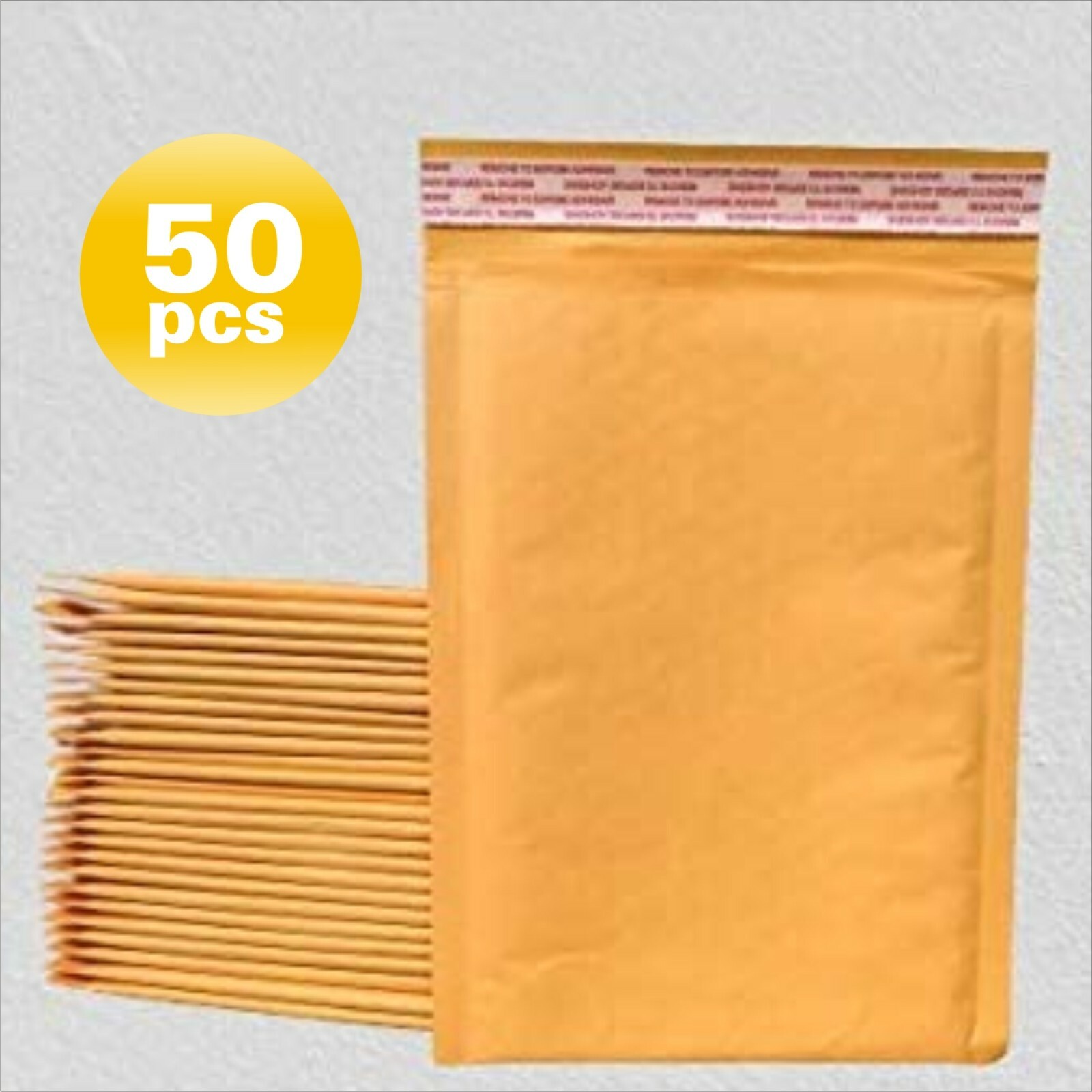 Yens® 50 #6 12.5×19 Kraft Bubble Padded Envelopes Mailers Inner 12.5 X 18 50KF6