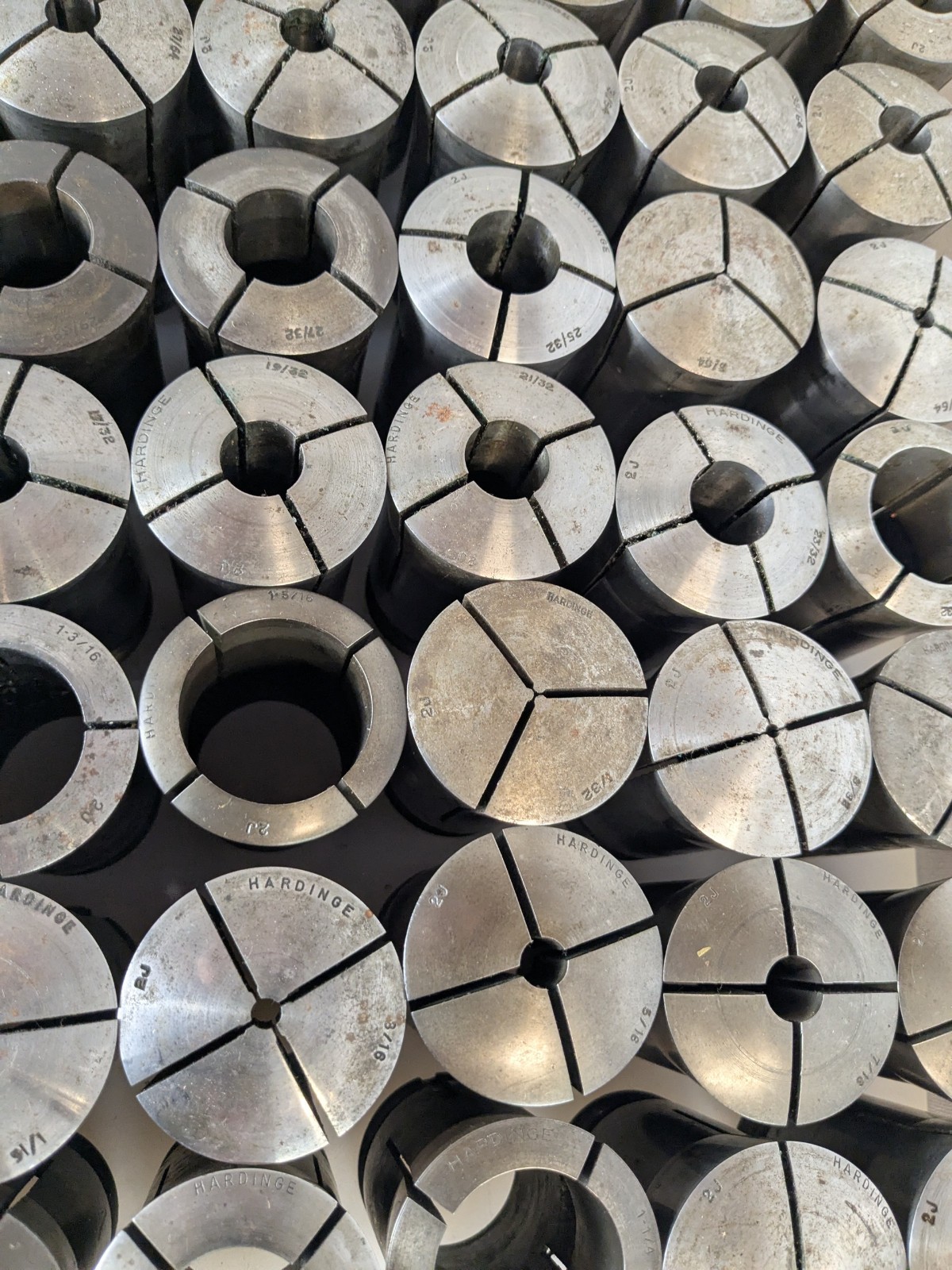 Hardinge 2J Collet Mega Lot of 61. All Hardinge No Duplicates From 10EE Monarch