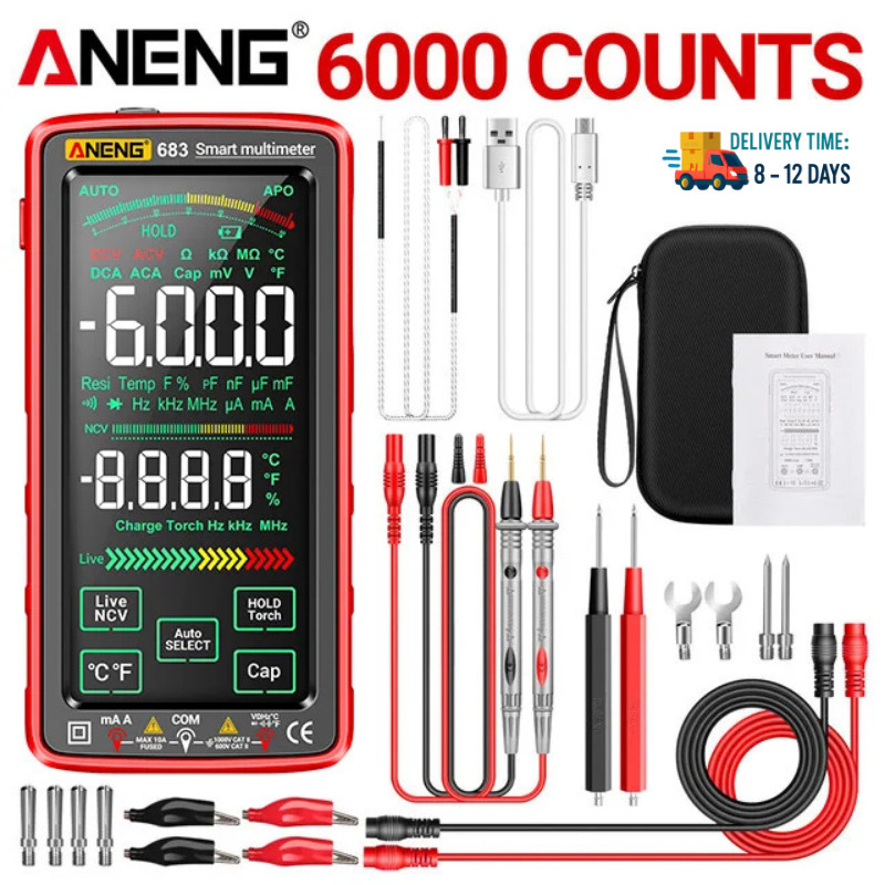 13 in 1 Rechargeable Digital Multimeter – Electrical & NCV Testing