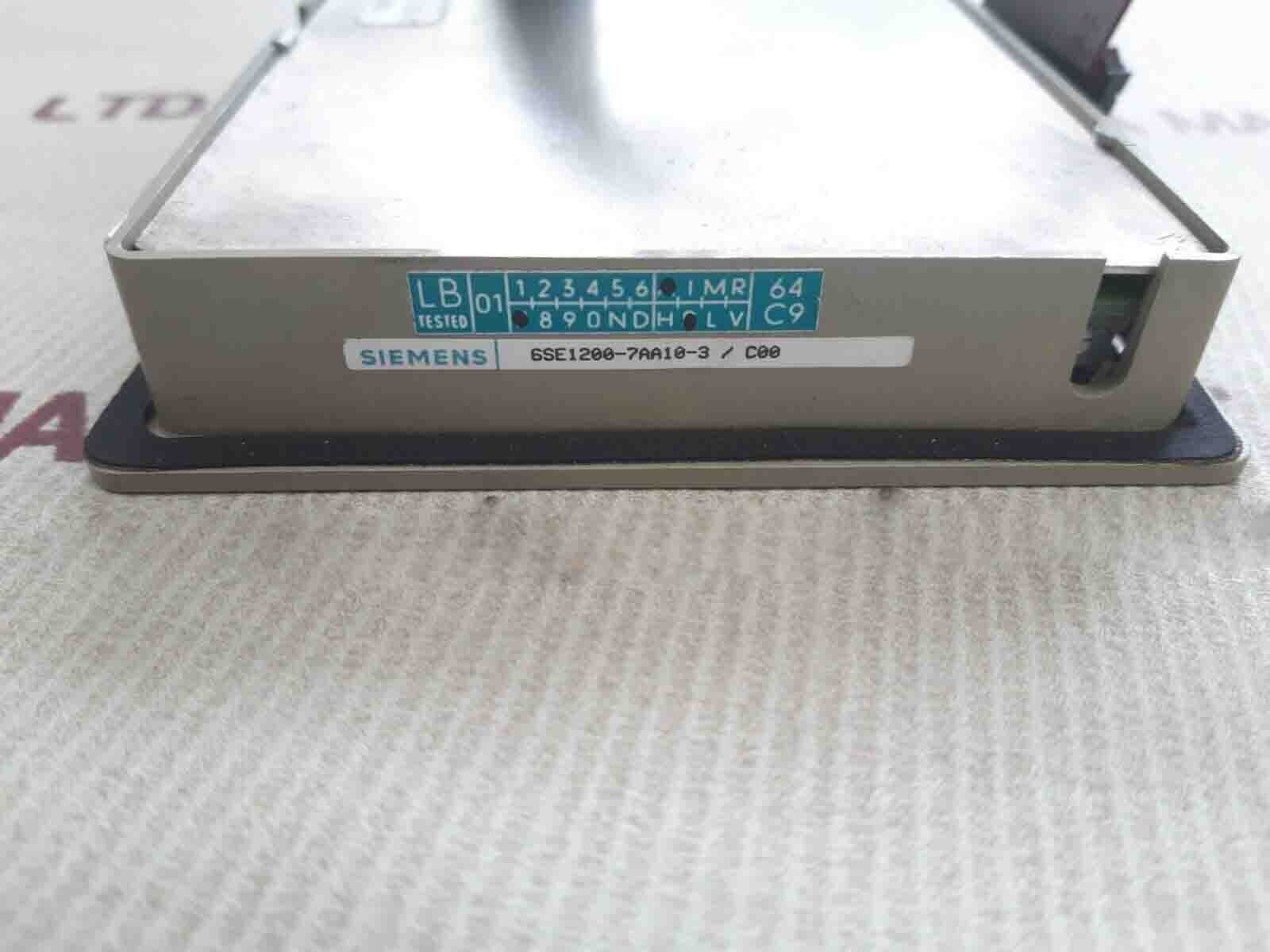 SIEMENS 6SE1200-7AA10-3/C00 operator panel