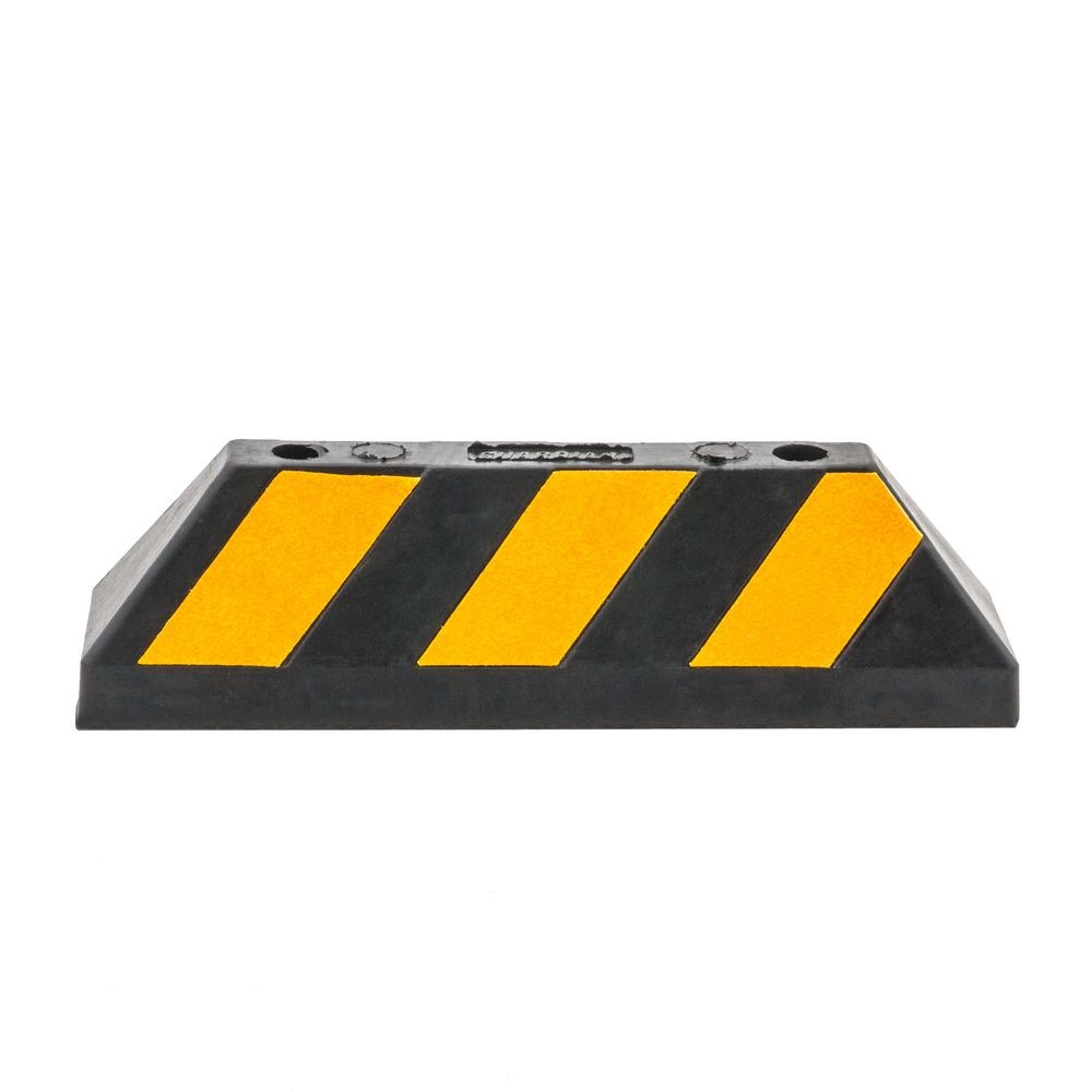 Guardian Heavy Duty Rubber Truck Wheel Parking Curb – 22″ Long, 6″ High