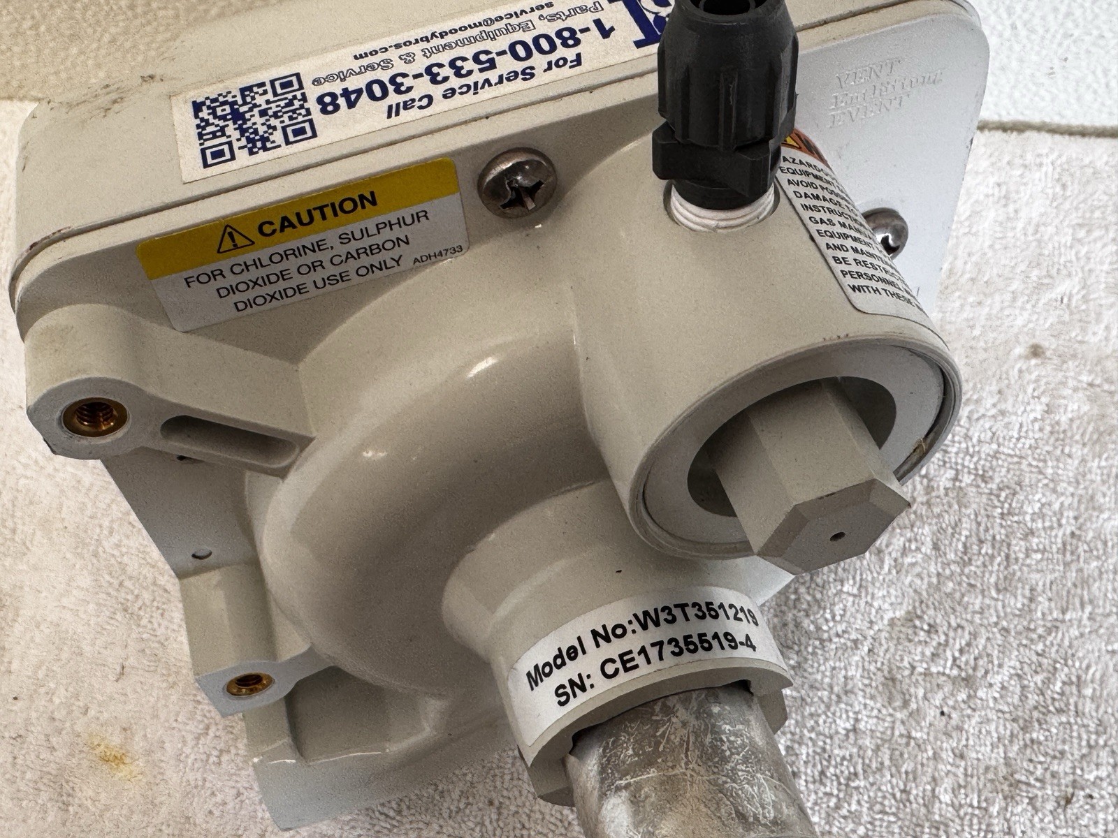 Evoqua Wallace & Tiernan W3T351219 Vacuum Pressure Regulator