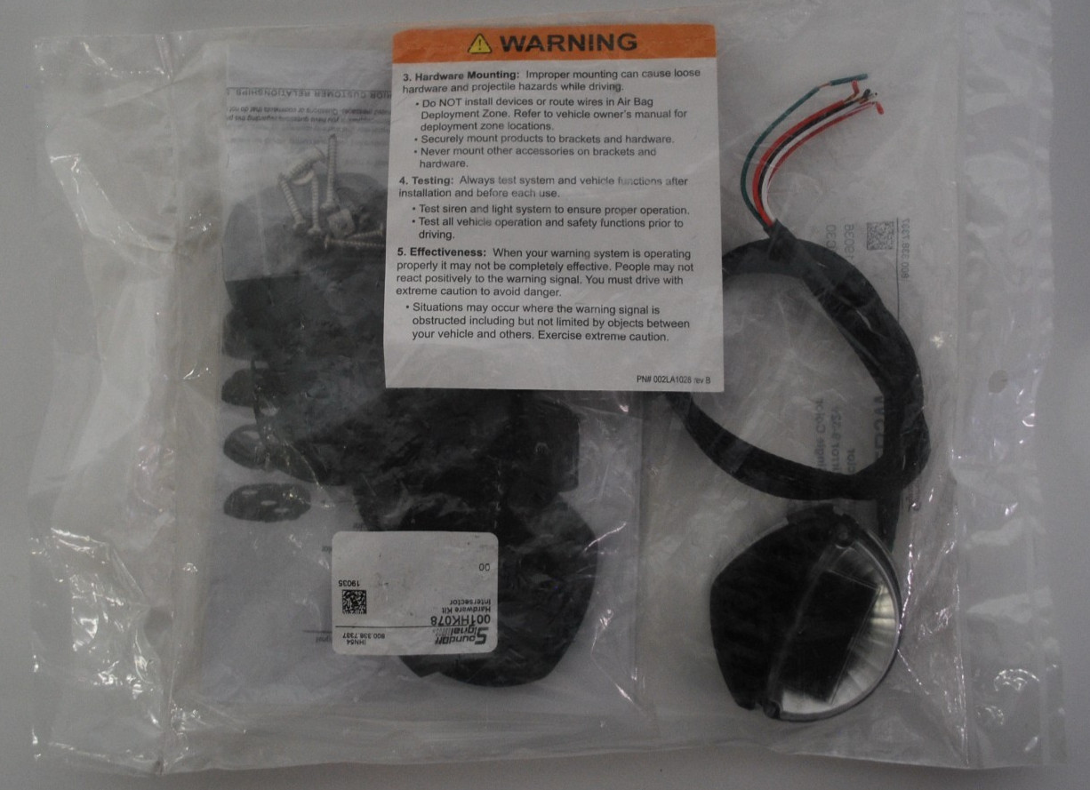 SOUNDOFF SIGNAL INTERSECTOR UNDER MIRROR SURFACE MOUNT KIT ENT2B3W