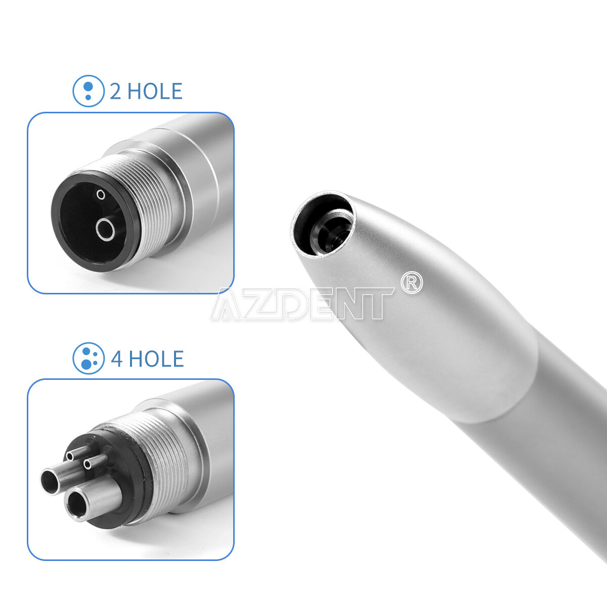 AZDENT Dental Ultrasonic Air Perio Scaler Handpiece Sonic Scaler 2 Hole/4Hole