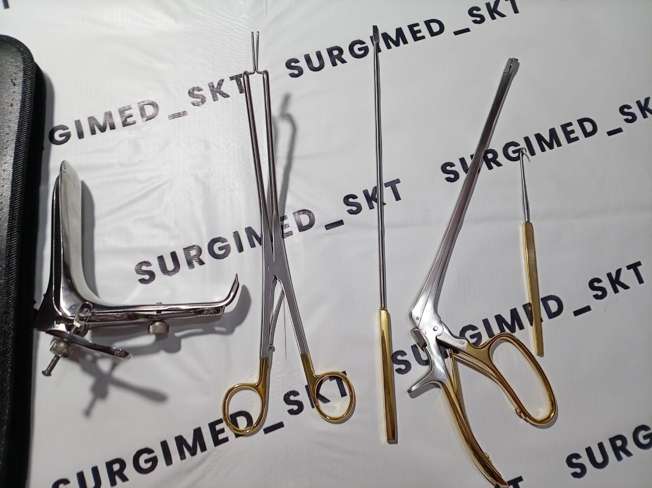 Colposcopy Instrument Set Colposcopy Gynecology Instruments Kit with zipper bag