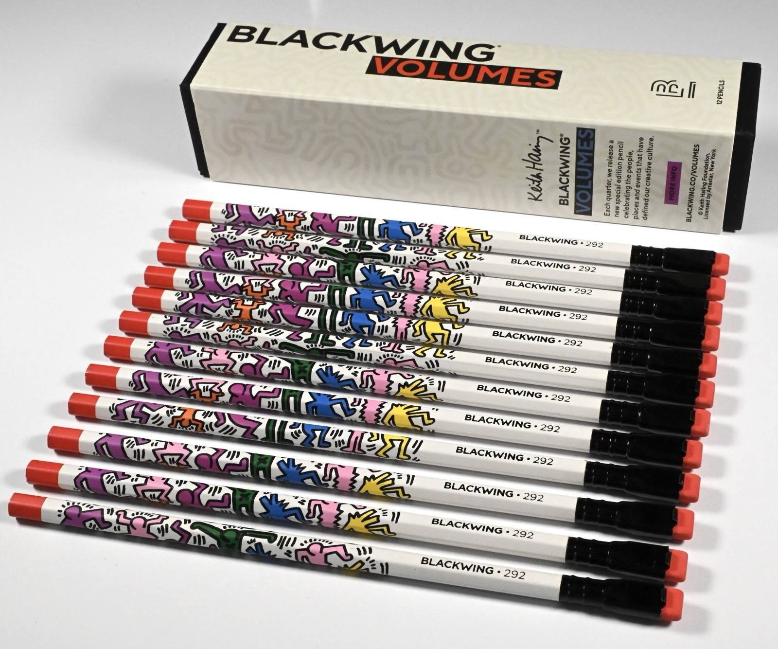 BLACKWING Keith Haring Vol 292 Balanced *FULL BOX* 12 Pencils LIMITED EDITION