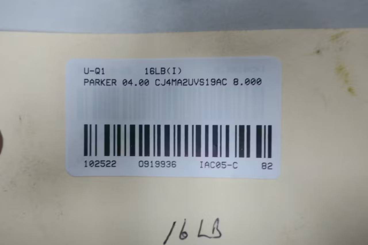 Parker 04.00 CJ4MA2UVS19AC 8.000 Double Acting Pneumatic Cylinder 4in 8in 250psi