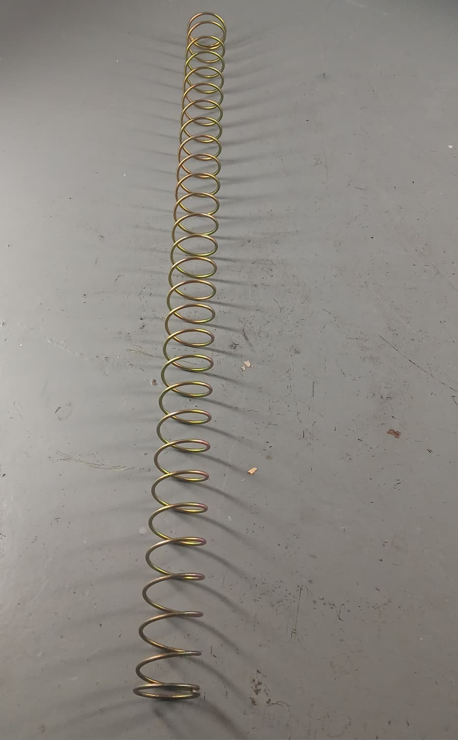 Compression Spring 11″ Length 0.07″ Wire OD .945″ OD 37.5 coils, 36 Active coils