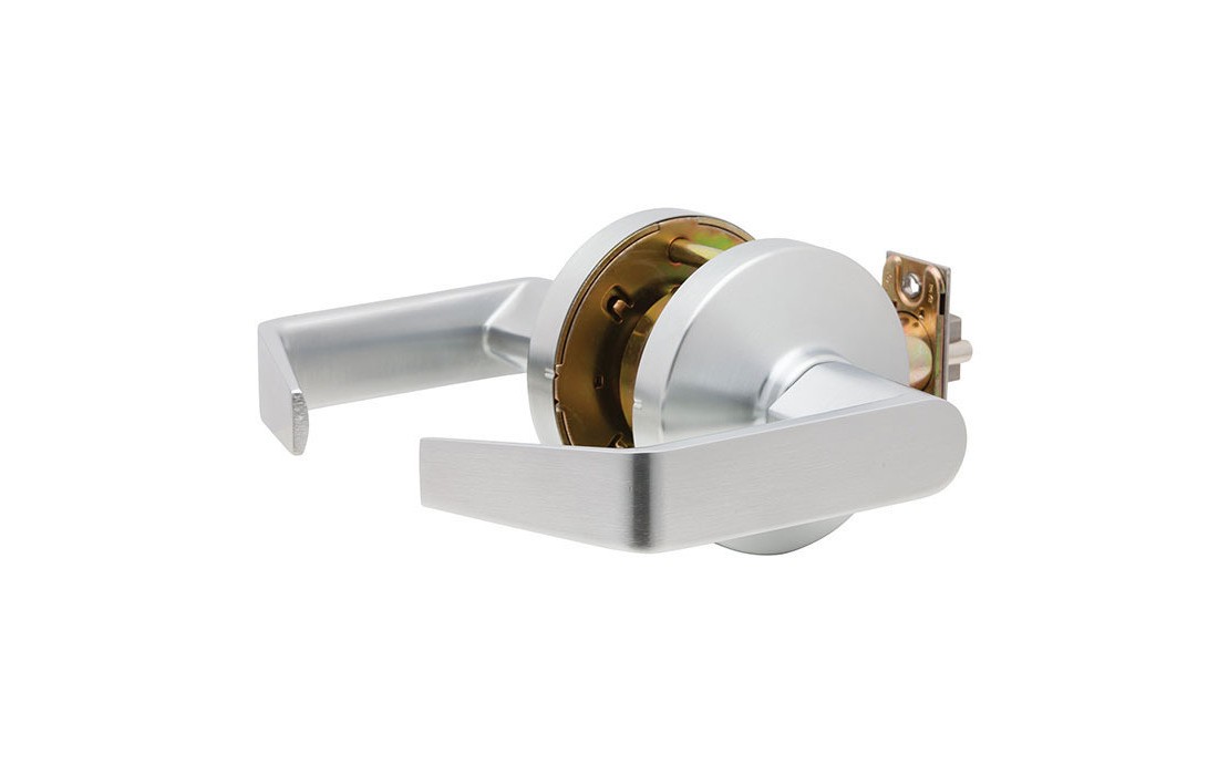K Series Passage Dane Lock with 30266 Latch 30148 Strike Satin Chrome Finish