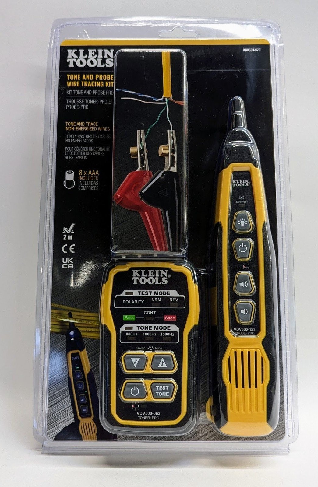 Klein Tools VDV500-820 Tone and Probe Pro Electrical Wire Tracer Kit