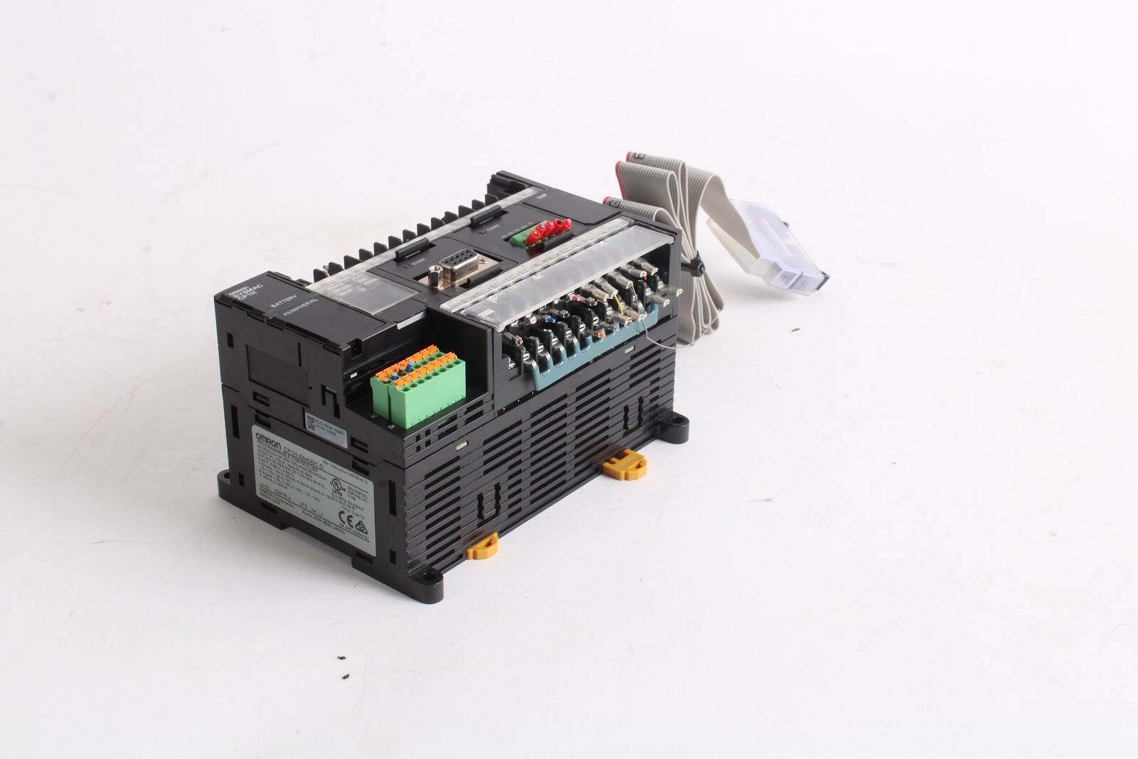 Omron CP1H-XA40DT-D Programmable Controller With Omron XG4 T-20 Connector