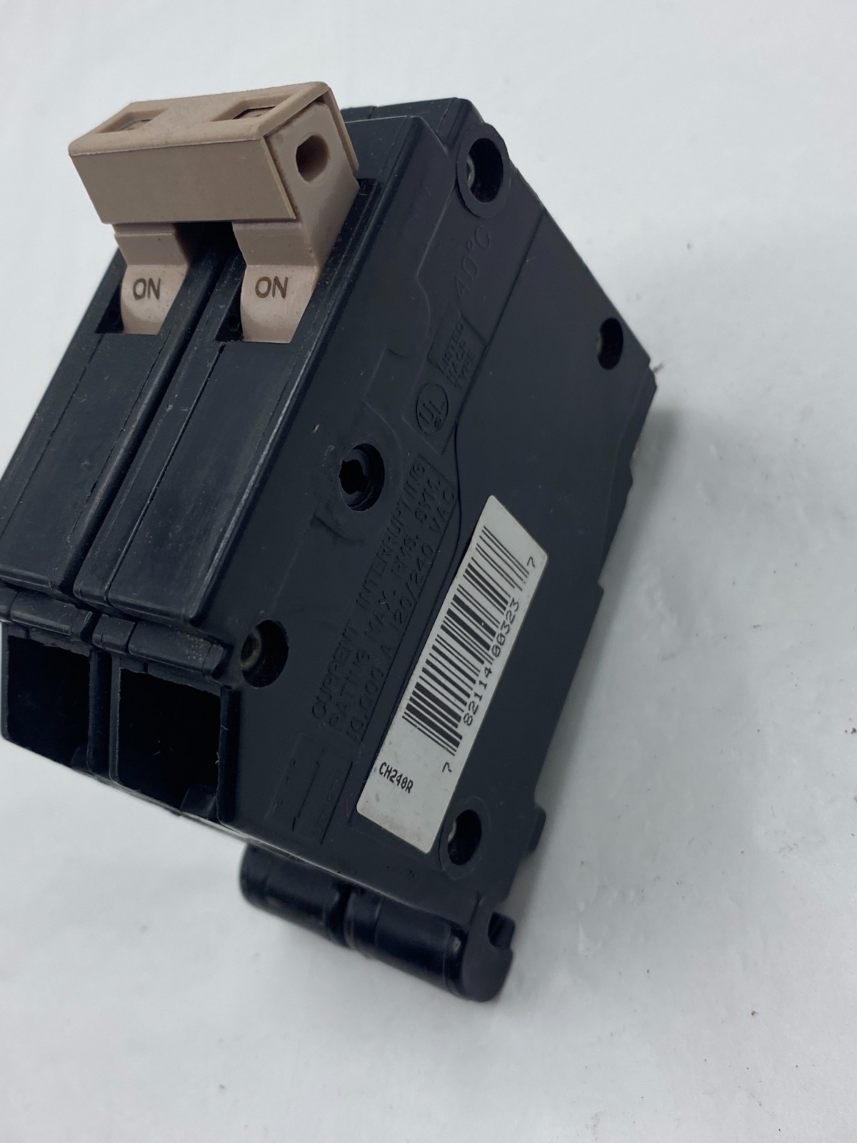 CUTLER-HAMMER CH240R COMMON TRIP CIRCUIT BREAKER 40A, 2 POLE, 120/240 VAC