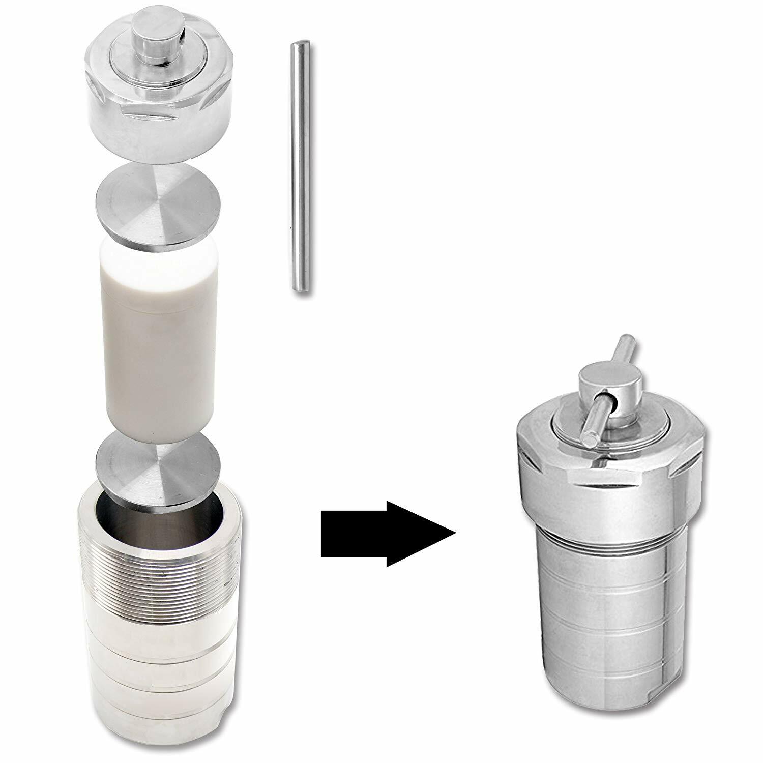 100ml Hydrothermal Autoclave Reactor with Teflon Chamber Hydrothermal Synthesis