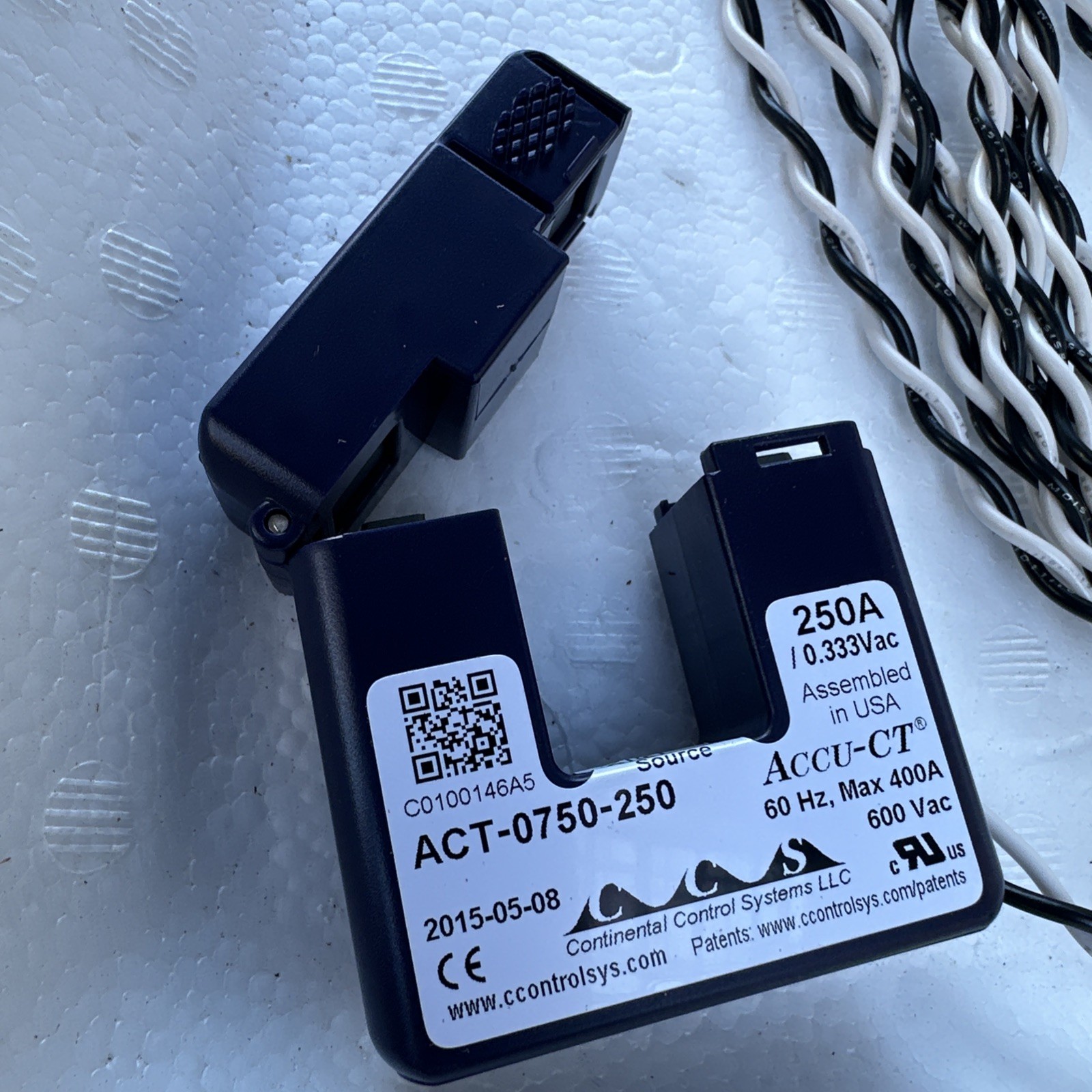 Accu-CT ACTL 0750-250 250 Amp Split-Core Current Transformer