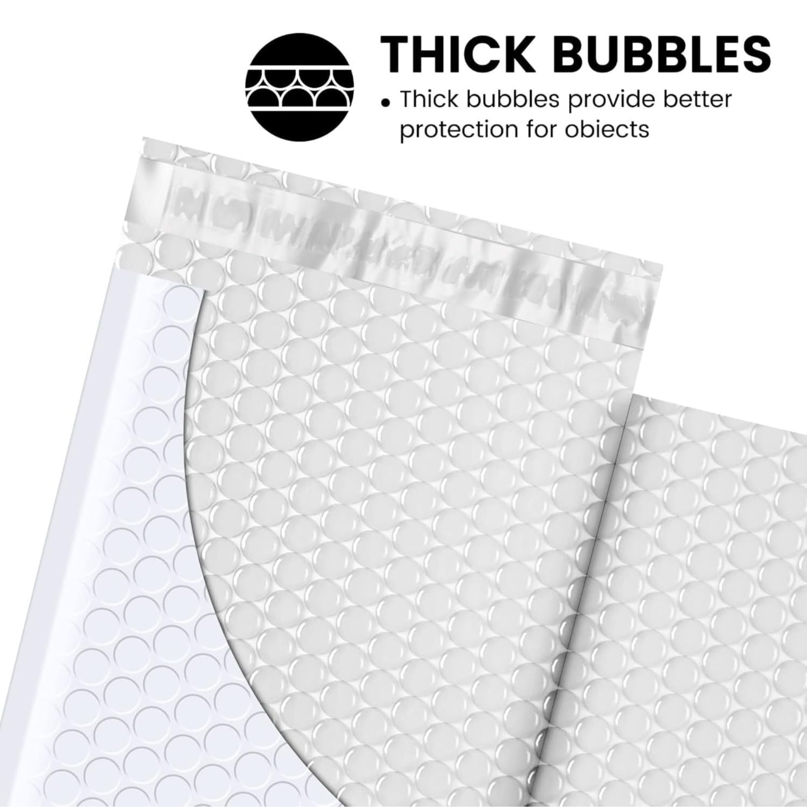 100 of #000 4×8 (4×7) Poly Bubble Mailer Trading Card Padded Envelope Shippers