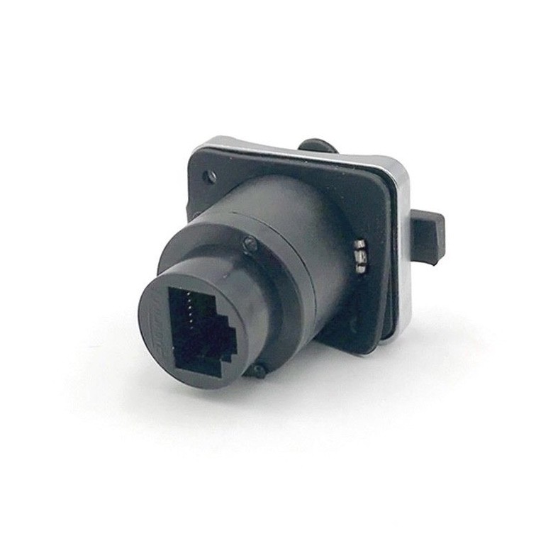 Ethernet Industrial Connector RJ45 Plug & Socket Waterproof IP67 Metal Fast Data