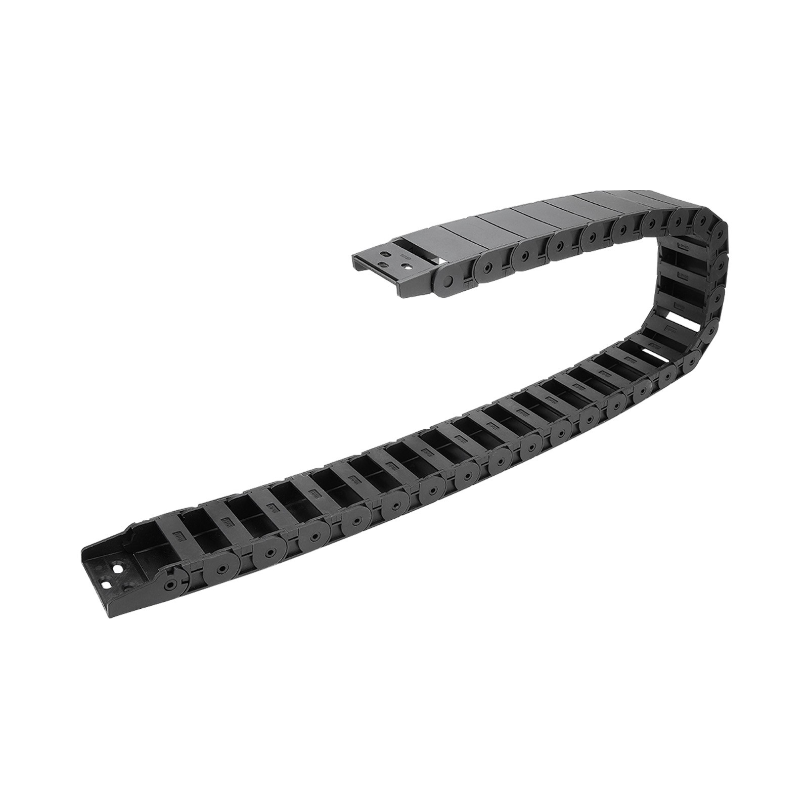 R38 18 x 50mm Cable Drag Chain Plastic Semi Closed Cable Wire for 3D Printer