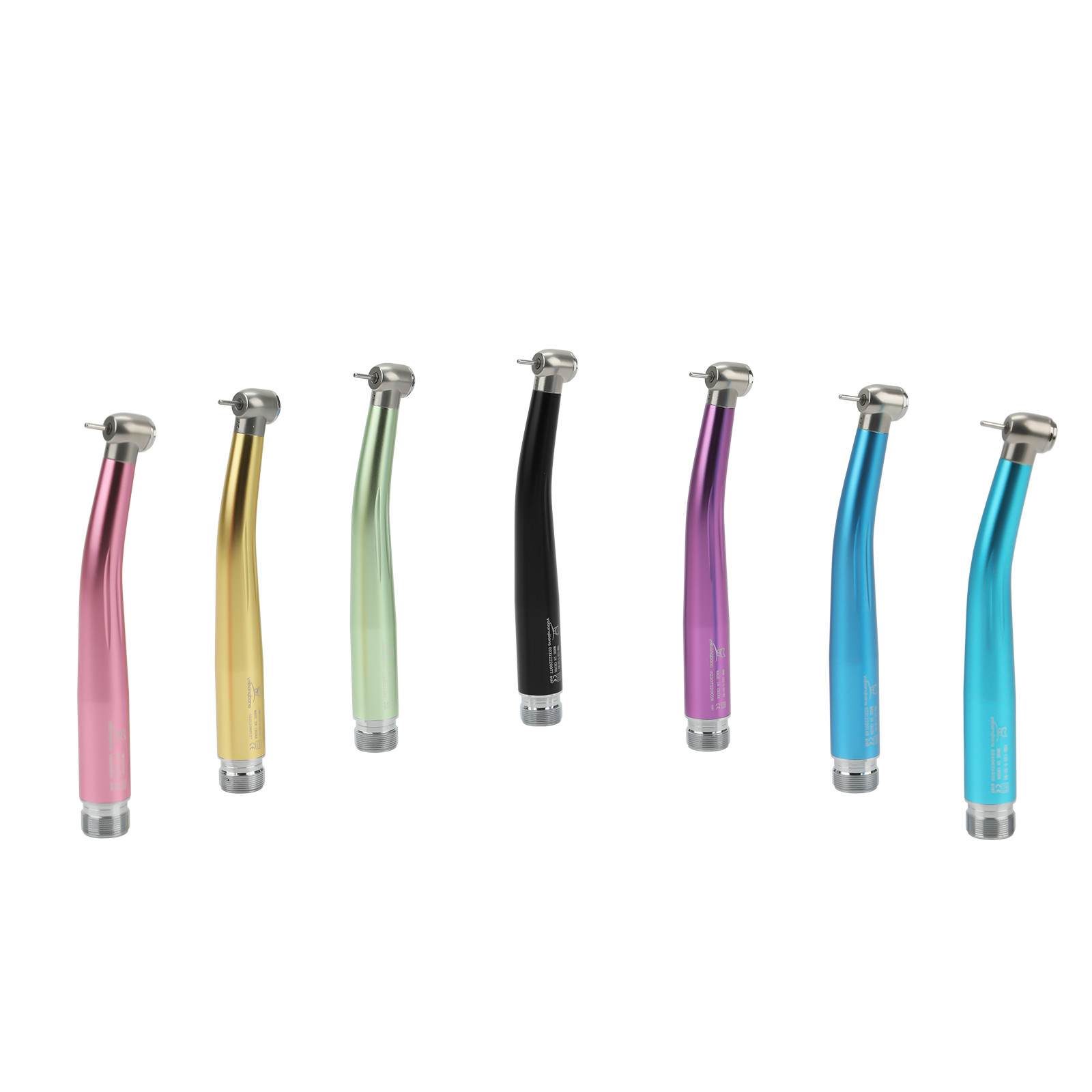 NSK Style Dental High Speed Handpiece Colorful Turbine 2/4 Holes 7 Colors Rotor