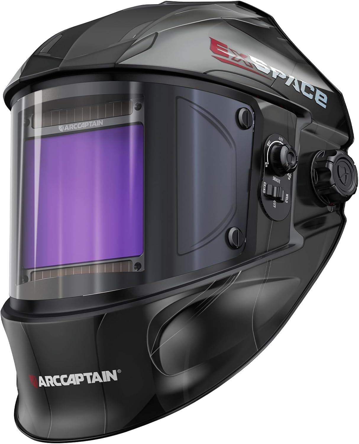 2026 ARCCAPTAIN Auto Darkening Welding Helmet Large Viewing Arc Tig Mig 1/25000