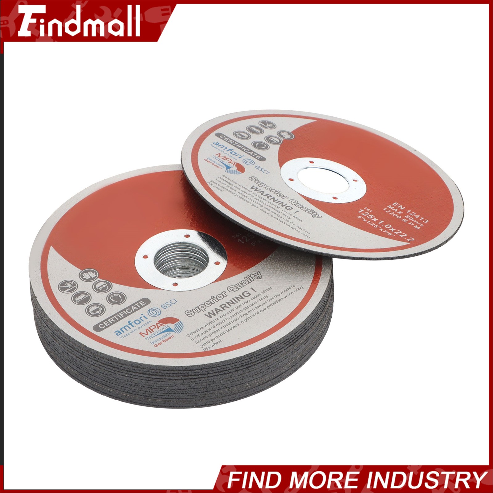 Findmall 4″ 4.5″ 5″ 6″ 7″ Cut off Wheel Metal & Stainless Steel Cutting Discs