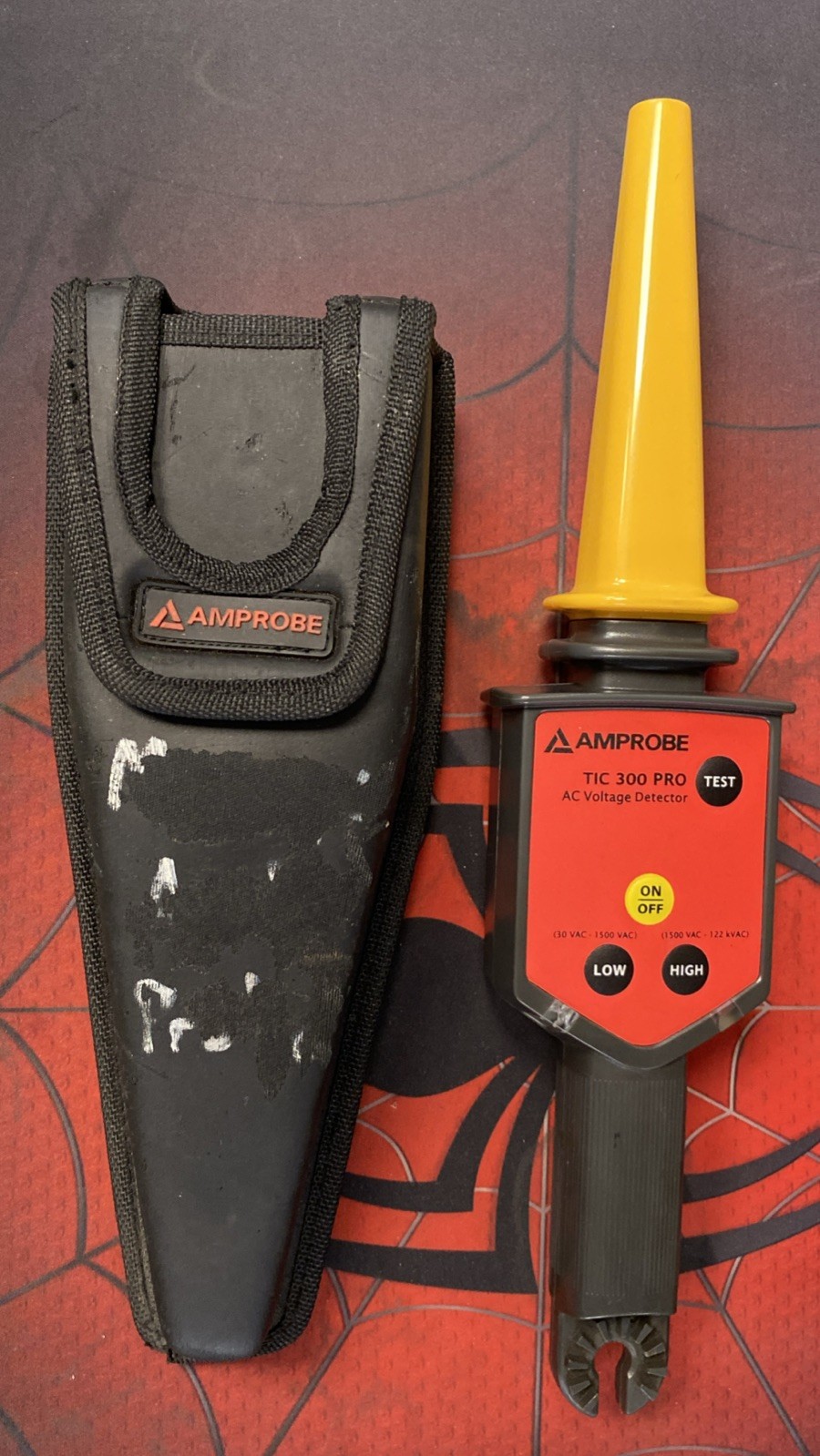 Amprobe TIC 300 PRO Non-Contact AC Voltage Detector Pen, 122kVAC 50/60Hz