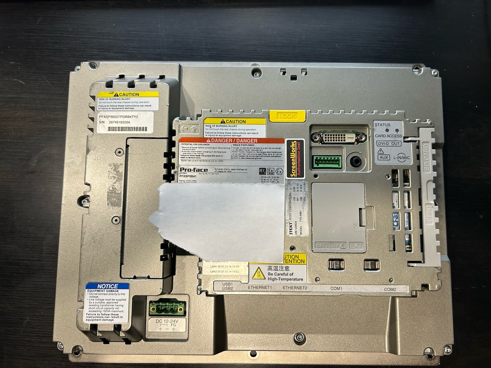 PRO-FACE TOUCH SCREEN PANEL SP-5B41 PFXSP5B41 PFXSP5600TPDRB4TY2