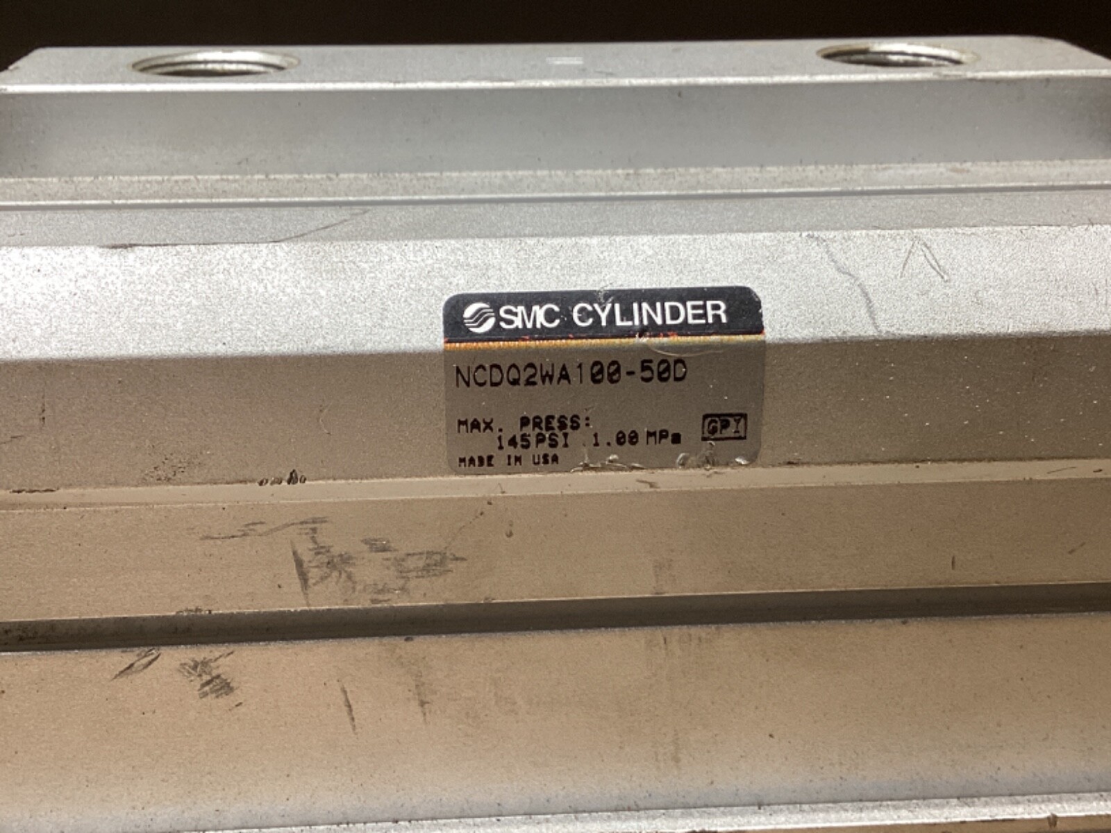 SMC NCDQ2WA100-50D CYLINDER 145PSI #116G38PR7