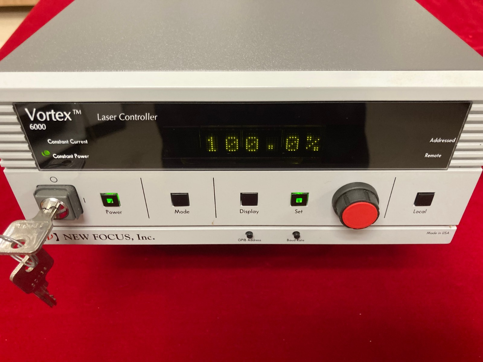 New Focus Model 6009 ECDL System 655 nm 15mW in factory REBUILT condition SLM !