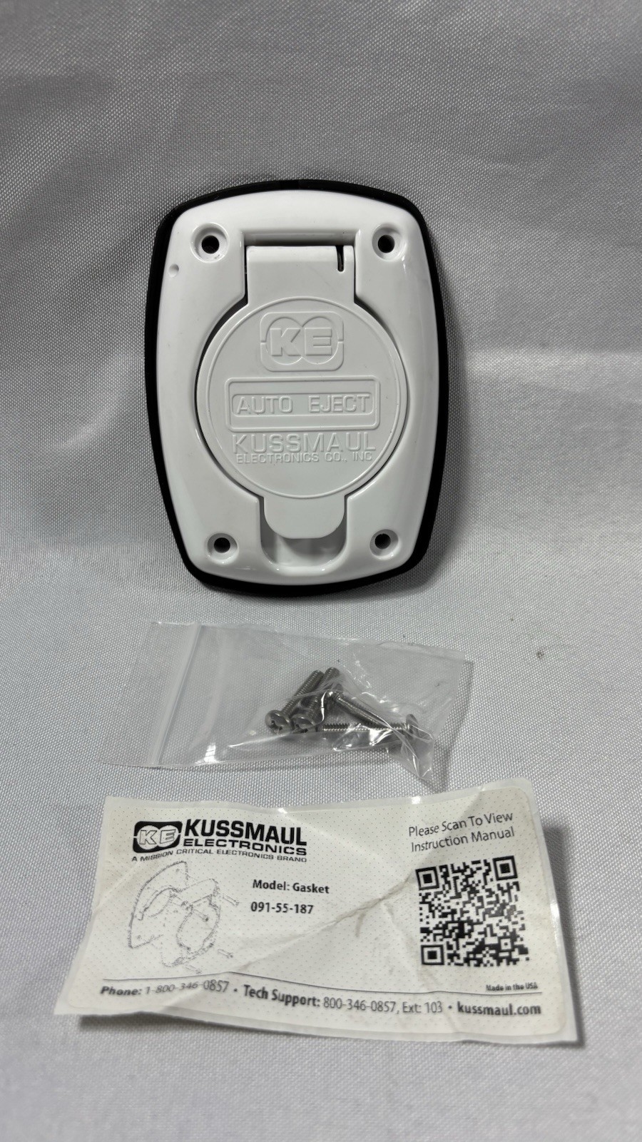 KUSSMAUL Weatherproof Blue Auto Eject COVER & Gasket 091-55-187