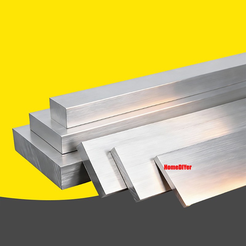 Aluminium Flat Bar Strips Metal 100mm /300mm Length 8mm-50mm Thick Cut To Sizes