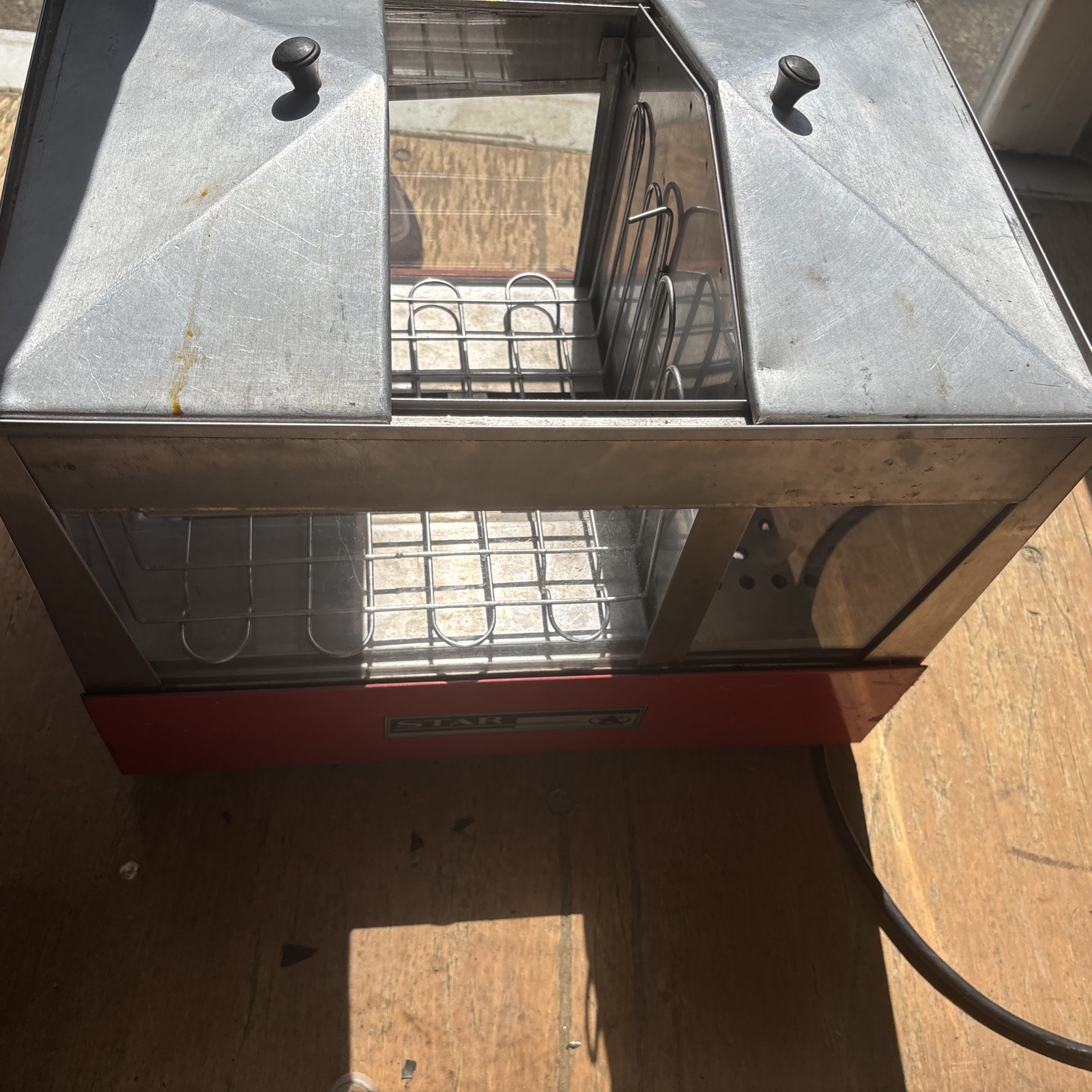 Star hot dog steamer model 35s vintage/clean
