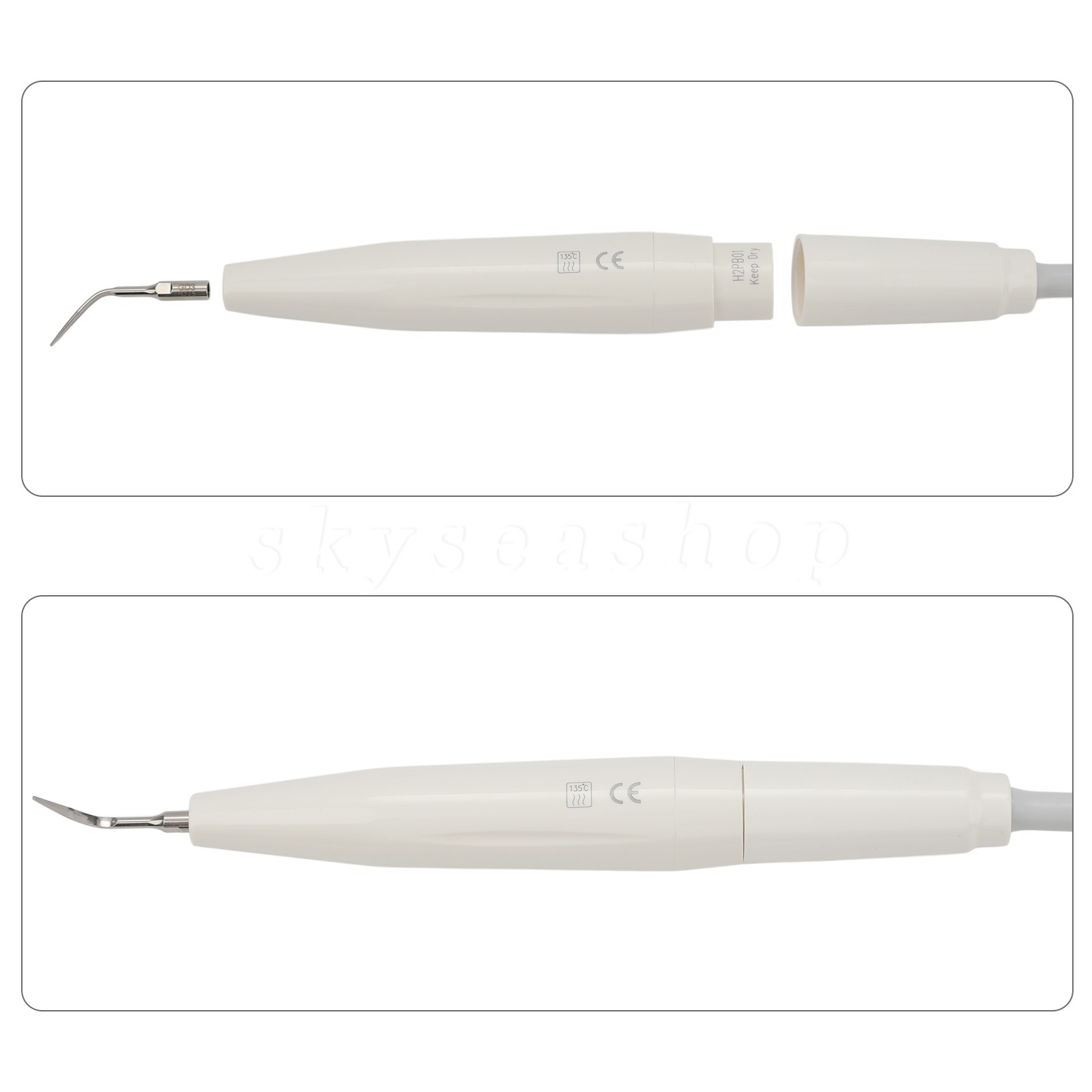 SK-D Dental Ultrasonic Scaler with 2 Water Bottles + 5 Tips DTE Free shipping