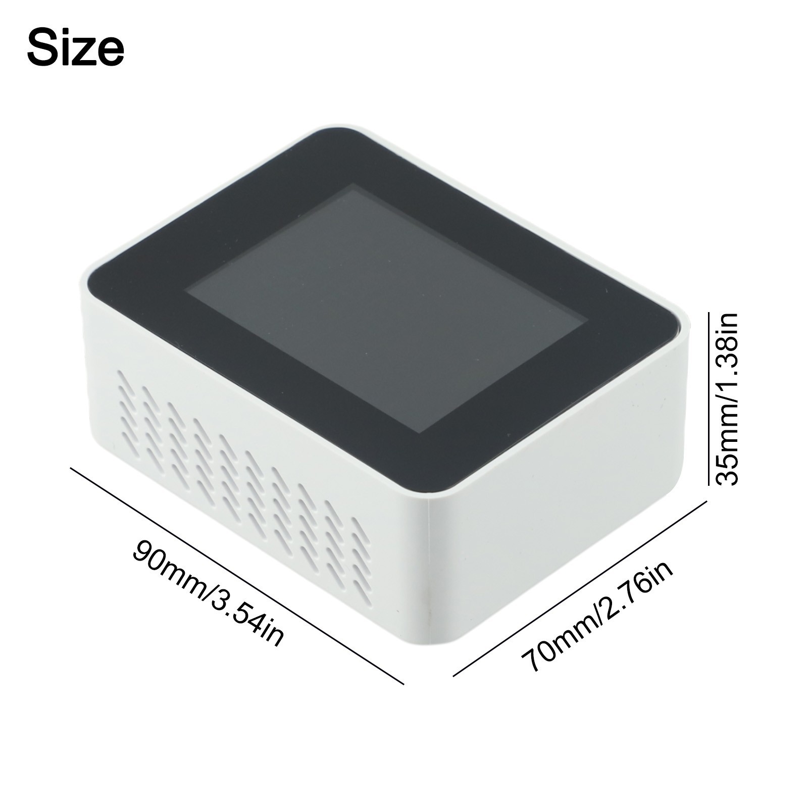Convenient Handheld Air Monitor Rechargeable Battery USB Cable Provided