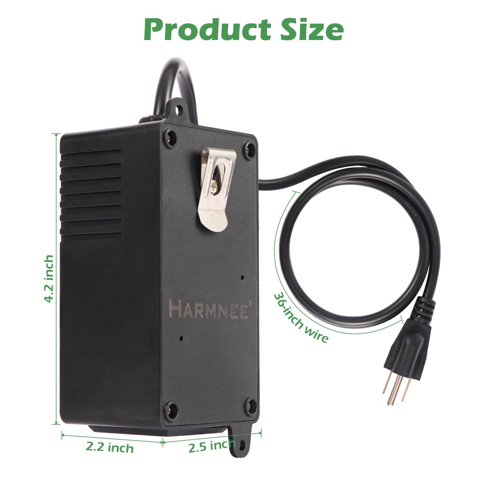 AC Motor Speed Controller 100-120V / 10A Rated / 15A Max Variable Fan Black