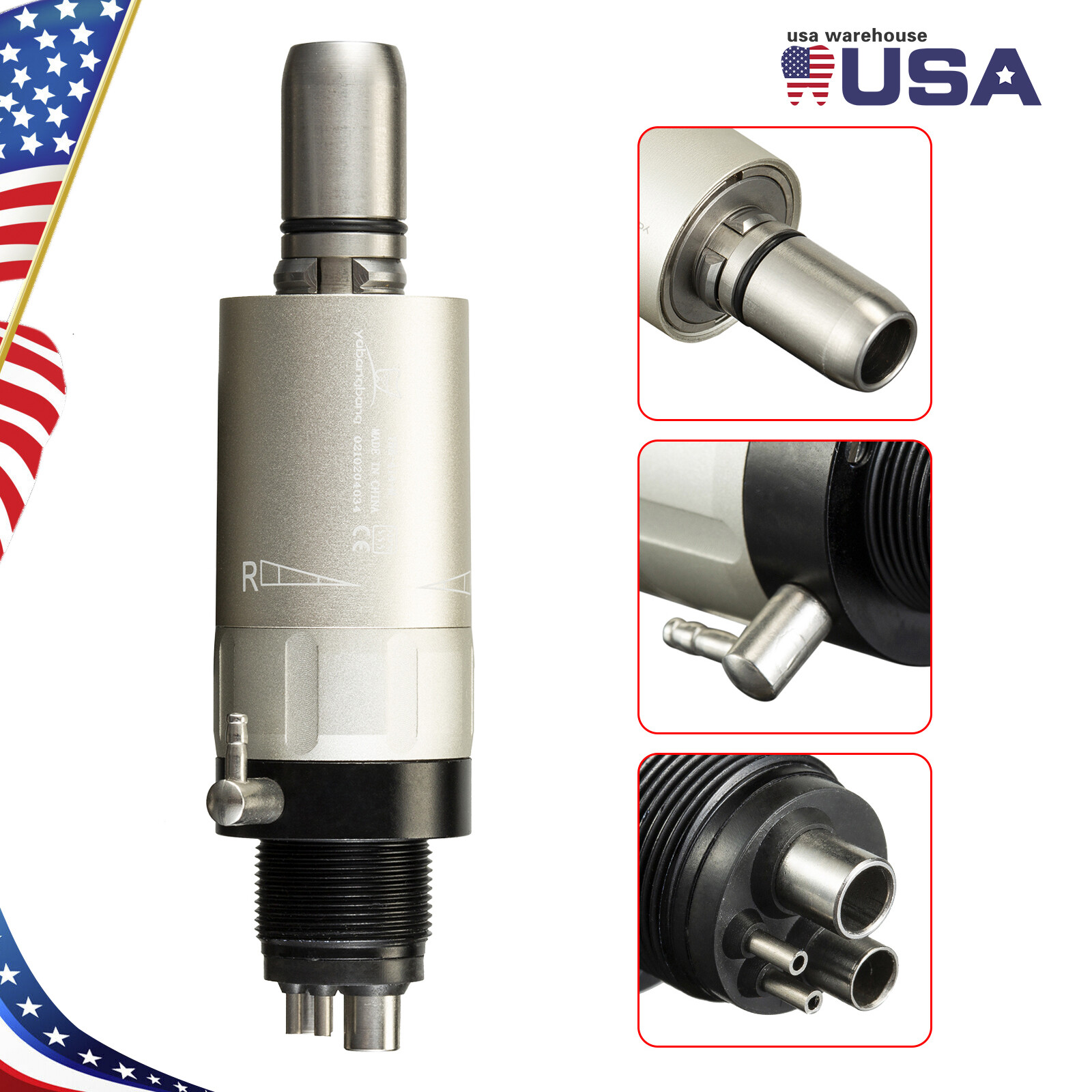 Dental Hygiene Prophy Slow Low Speed Air Motor/High Speed Handpiece 2/4Hole
