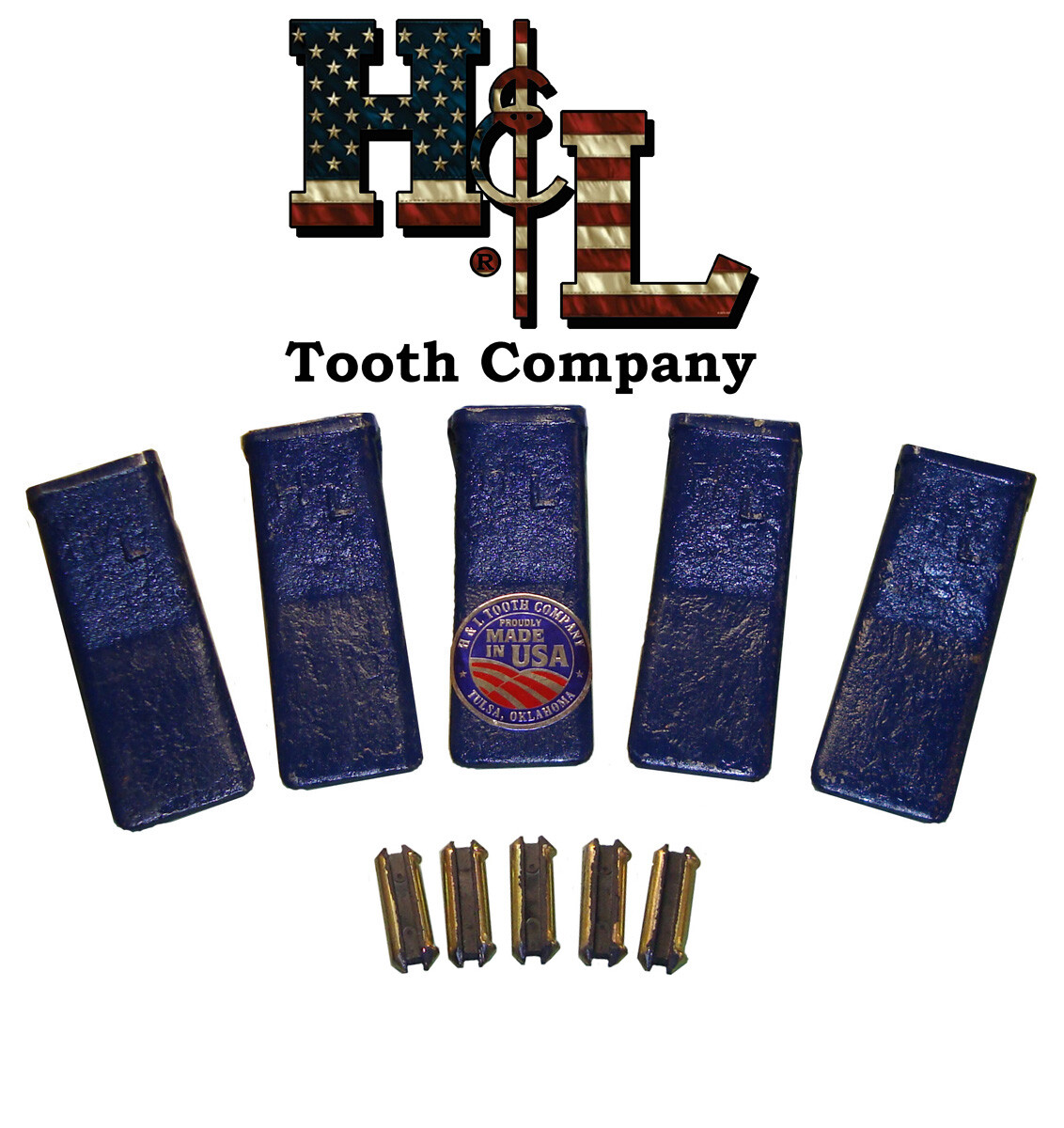 230SP H&L Tooth Original Bucket Teeth (5 Pack) Cast or Forged + 23FP Pins 230CSP